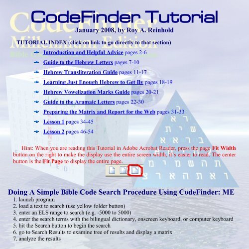 codefinder bible code software